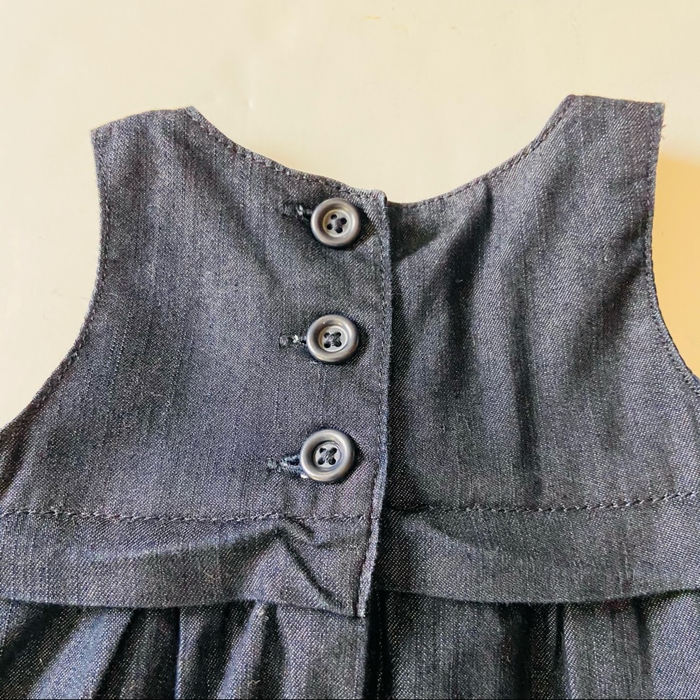 Baby Gap navy blue dress and bloomers 3-6 months - Picture 3 of 7